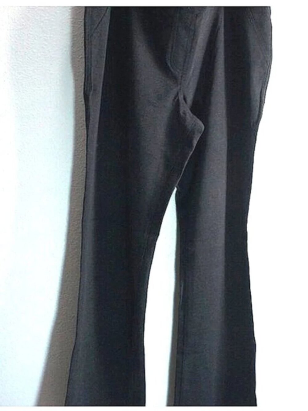 Chico's Dark Gray Boot Cut Elastic Waist Pants size 2